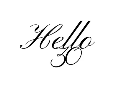 Hello 30 Cake Topper