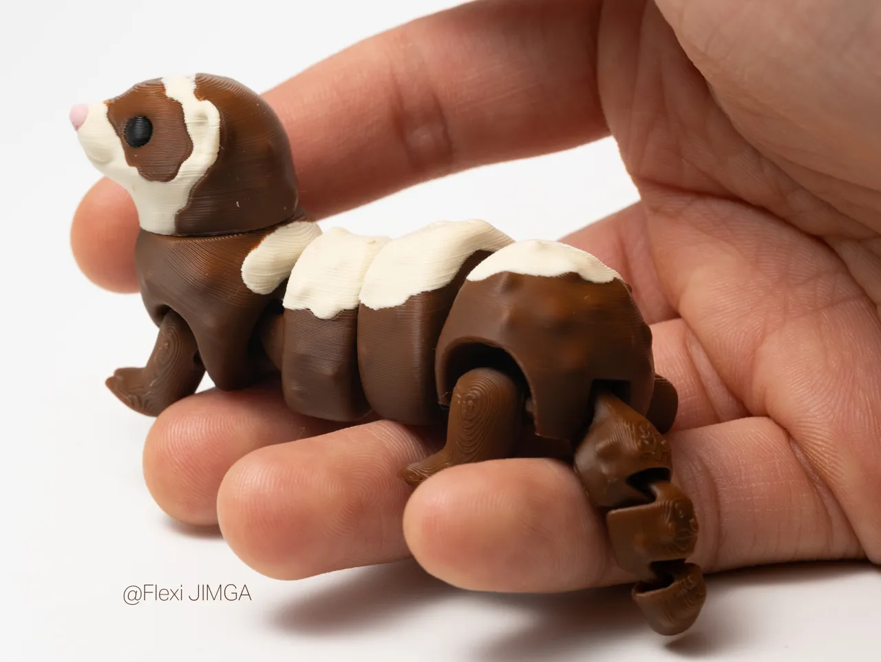 Cute FERRET Tiny Articulated Figure view 4