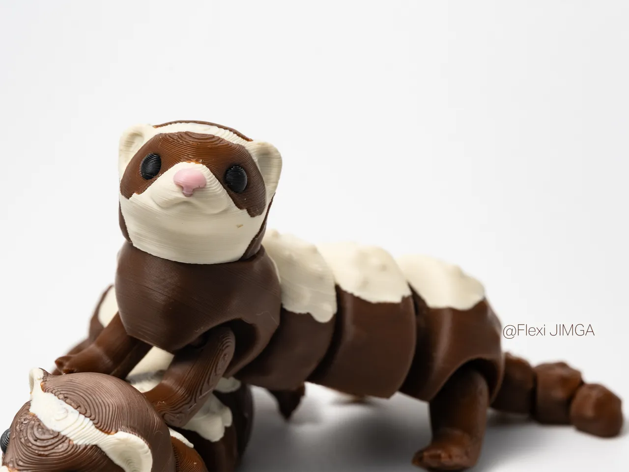 Cute FERRET Tiny Articulated Figure view 2