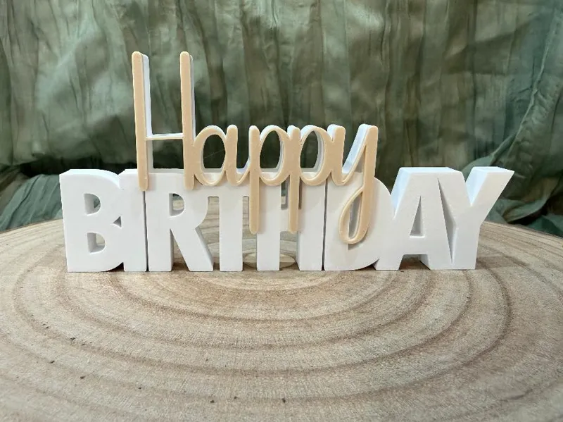 Schriftzug Happy Birthday