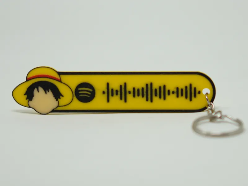 one piece spotify keychain