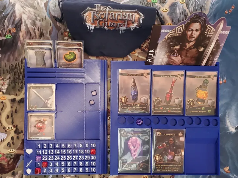 The Isofarian Guard Player Board (2 parts)