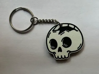 SKULL NFC KEYCHAIN