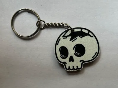 SKULL NFC KEYCHAIN