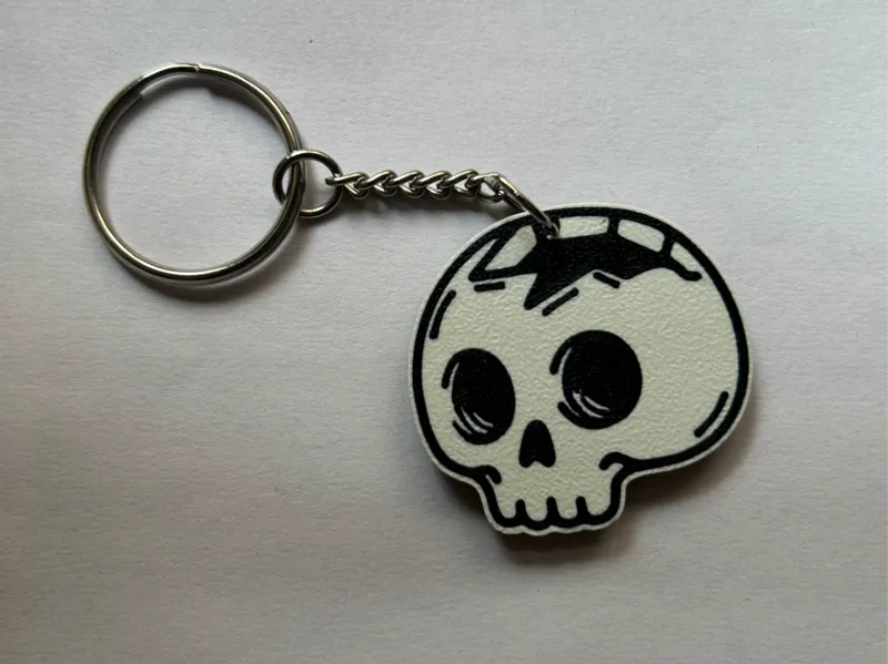 SKULL NFC KEYCHAIN