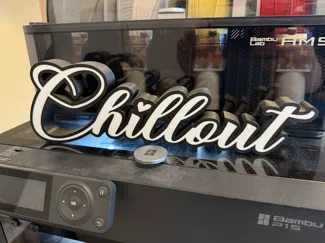 Chillout Schriftzug