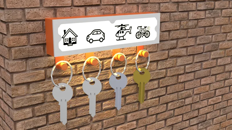 Illuminated Key Rack