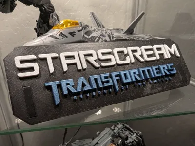 Transformers: Movie/Character Plaques