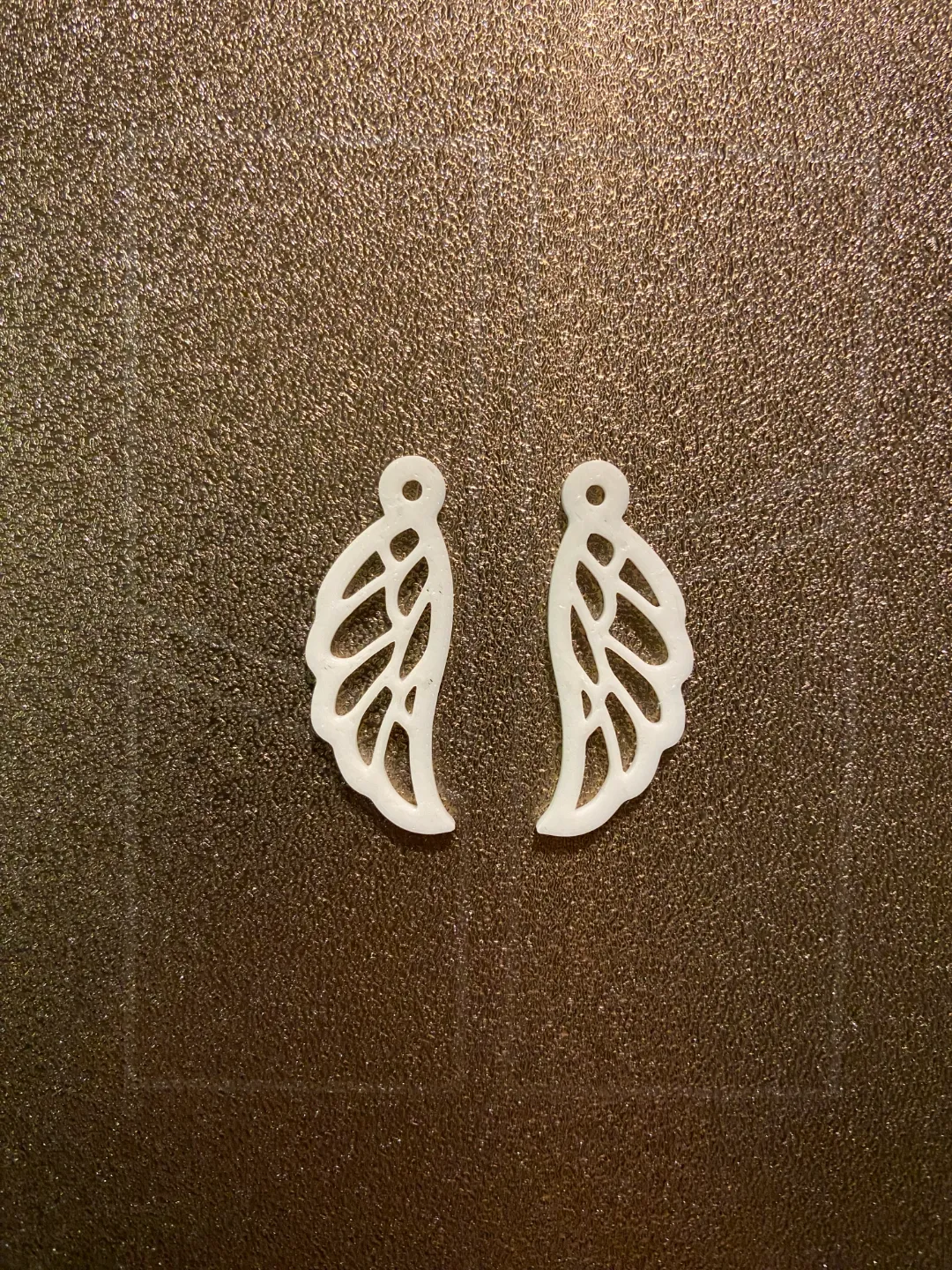 angel earrings view 2
