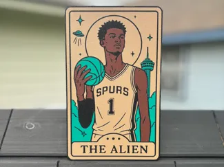 Wemby Tarot Card | San Antonio Spurs Fan Art
