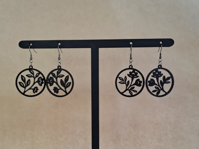 Minimalist Floral Earrings