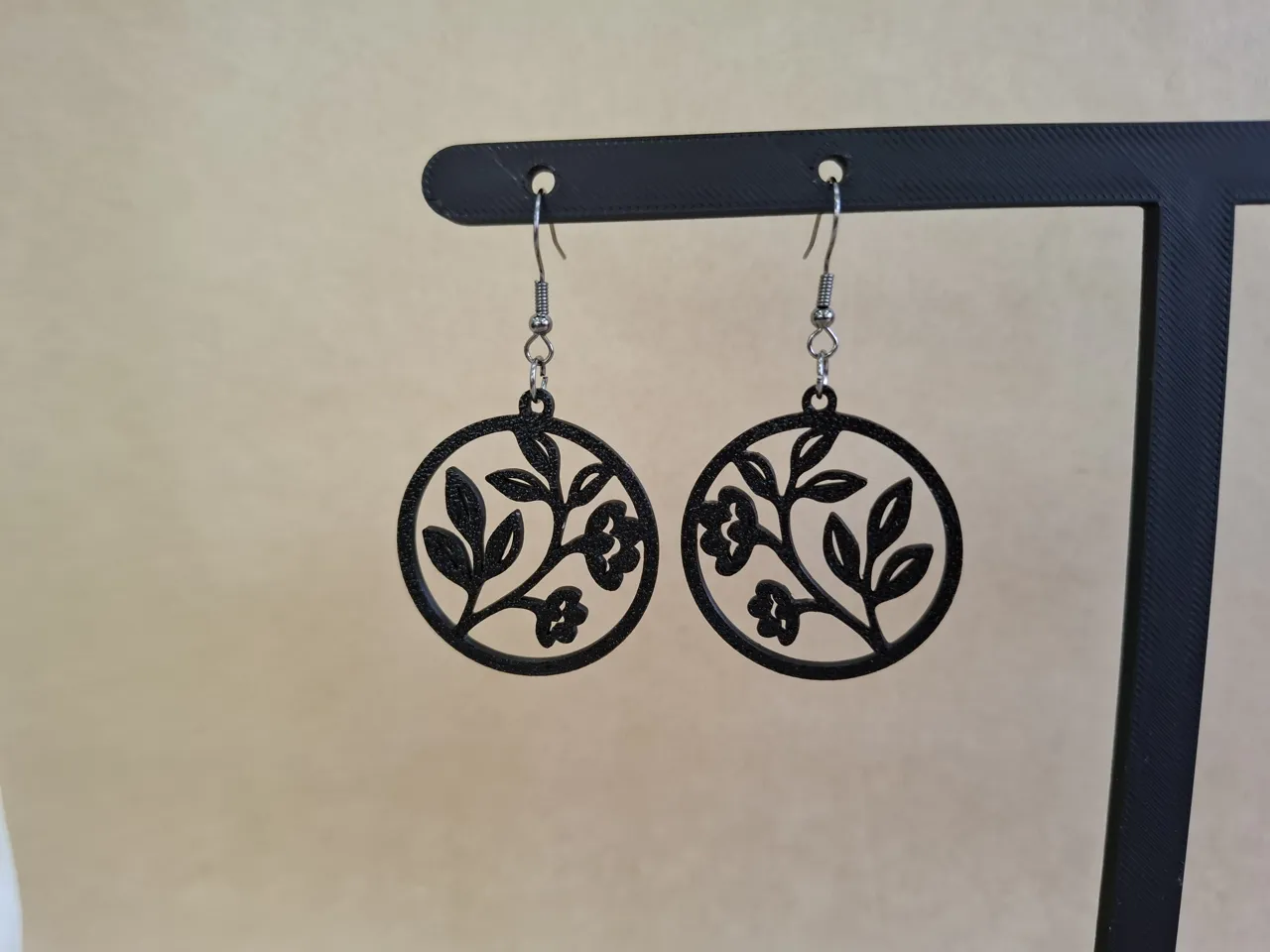 Minimalist Floral Earrings view 4