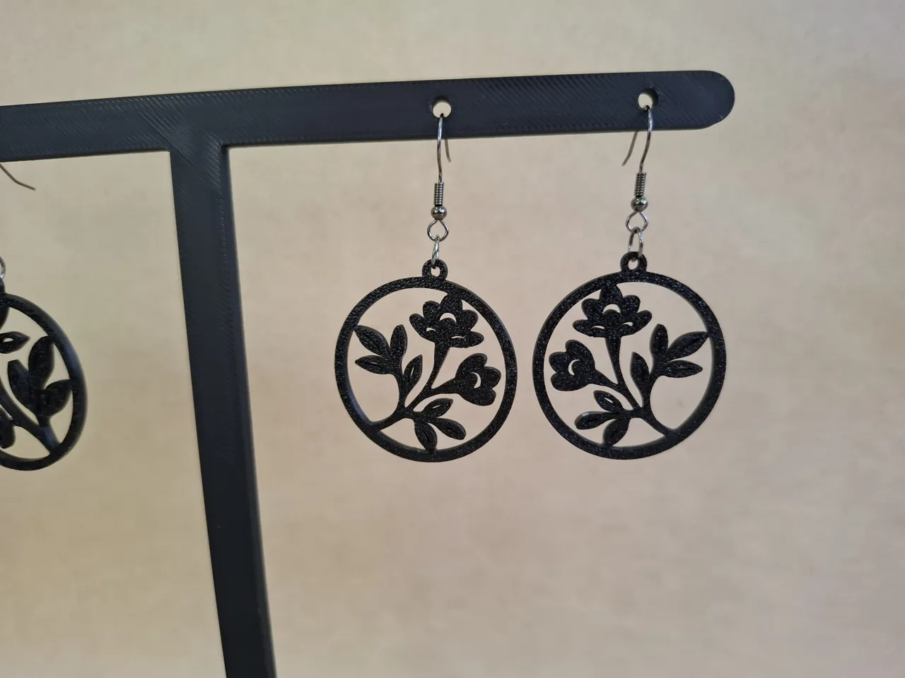 Minimalist Floral Earrings view 3
