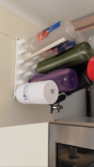 Sports Bottle/Flask Storage System