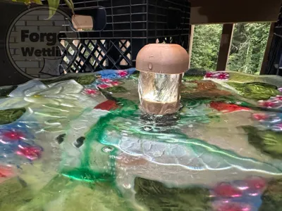 Bird Bath Fountain Ripple Reducer (Dome Baffle)