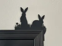 Coin de porte décoratif lapins de Pâques — photo 1