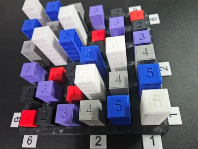 Skyscraper Puzzle 6x6