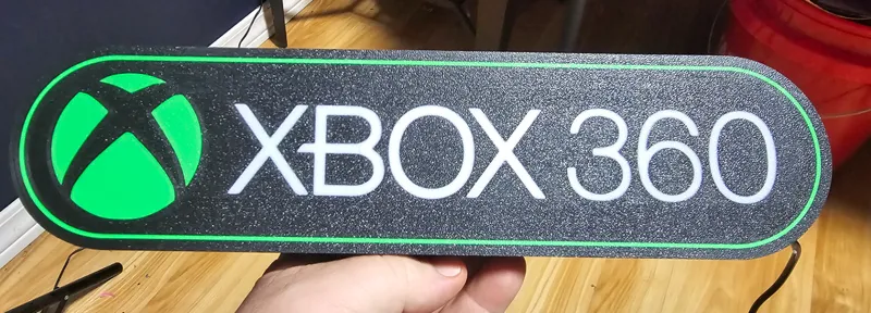 Xbox 360 led sign