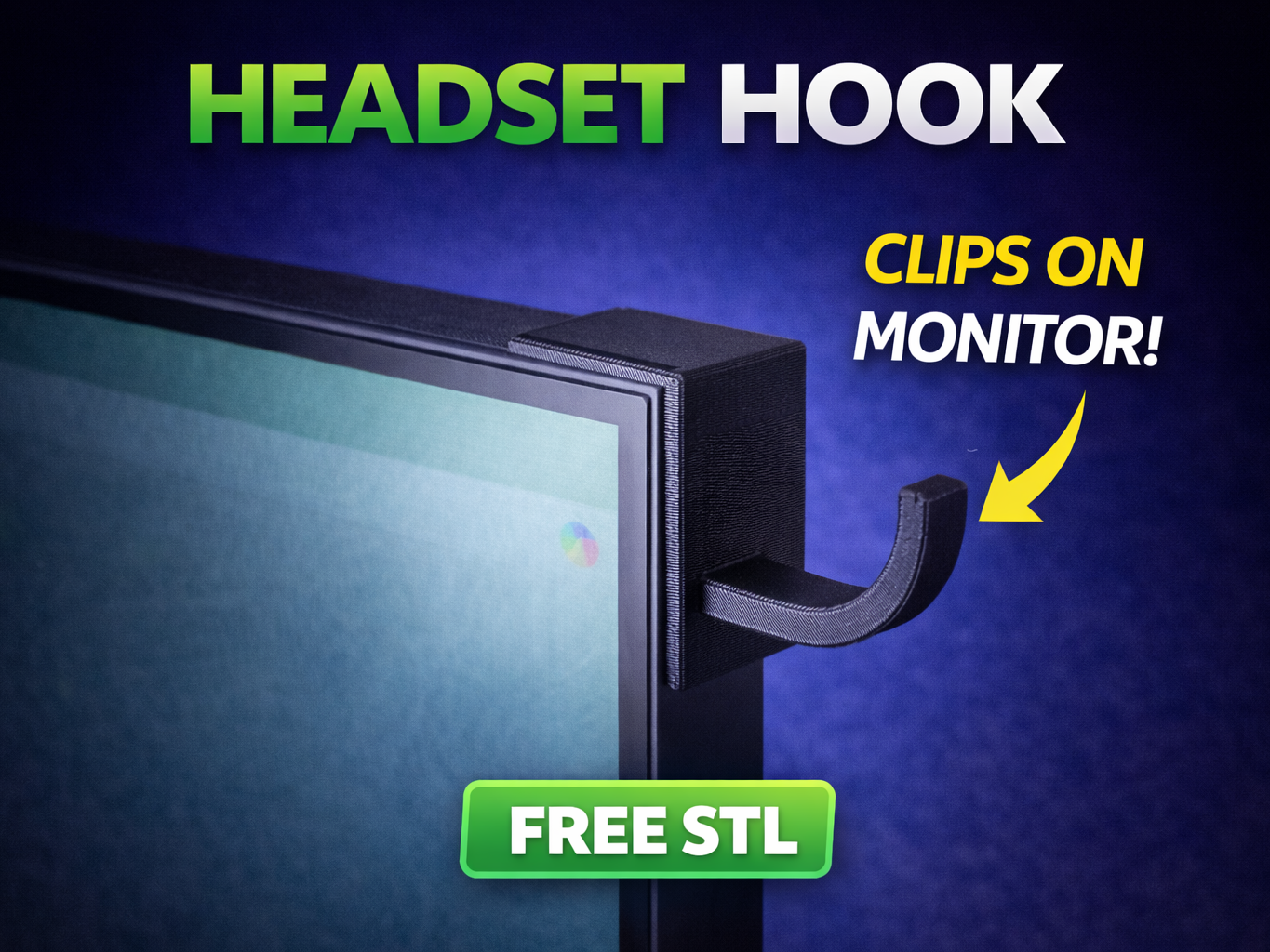 Hook holder for headset