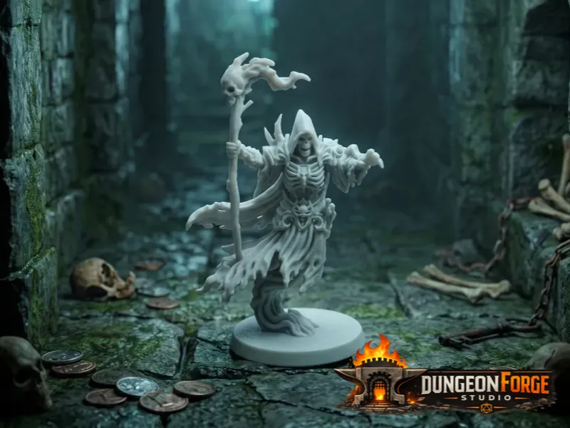 D&D miniature Lord of the Grave: Undead Lich-King