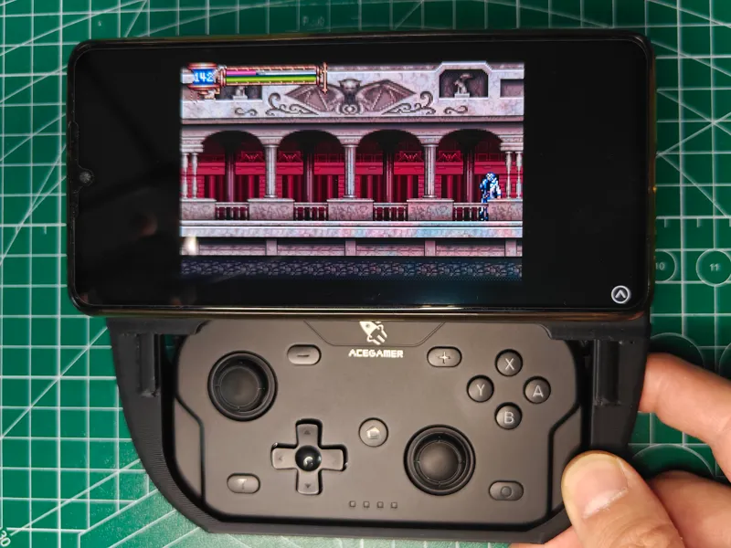 Slide-out phone gamepad, Acegamer controller