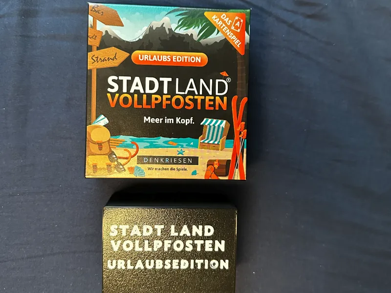Stadt Land Vollpfosten Kartenbox Urlaubsedition