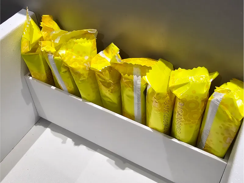 Tampons organizer