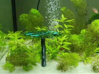 Aquarium Java Moss Tree Ornament