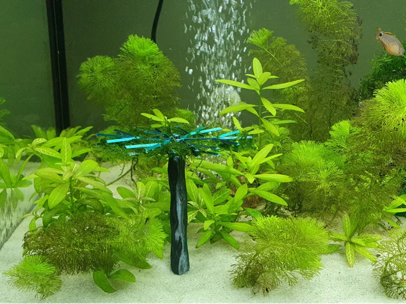 Aquarium Java Moss Tree Ornament