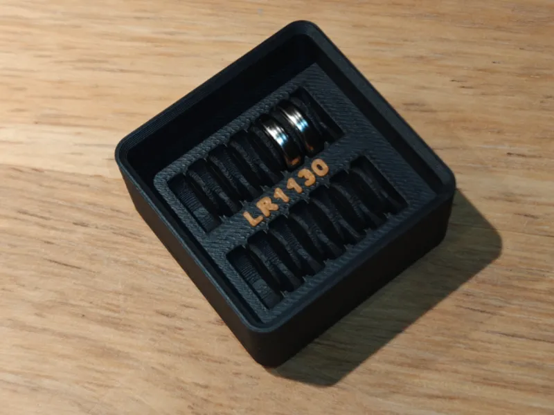 Gridfinity LR1130 battery bin