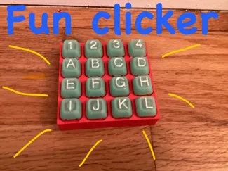 Clicker Fidget Toy Keyboard
