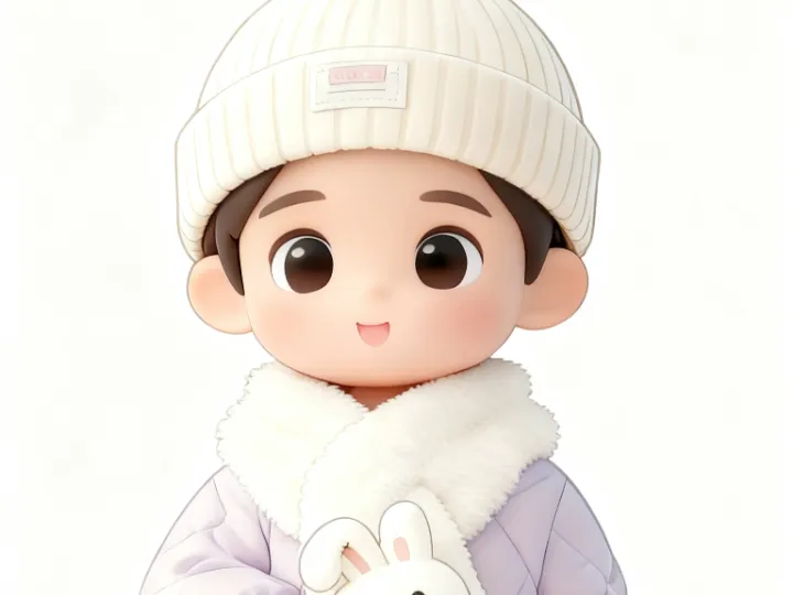 Lovely kids in winter/冬季的可爱小孩