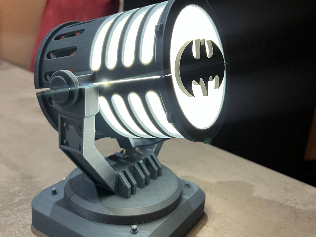 Bat Signal Lamp and Stand for Alexa 