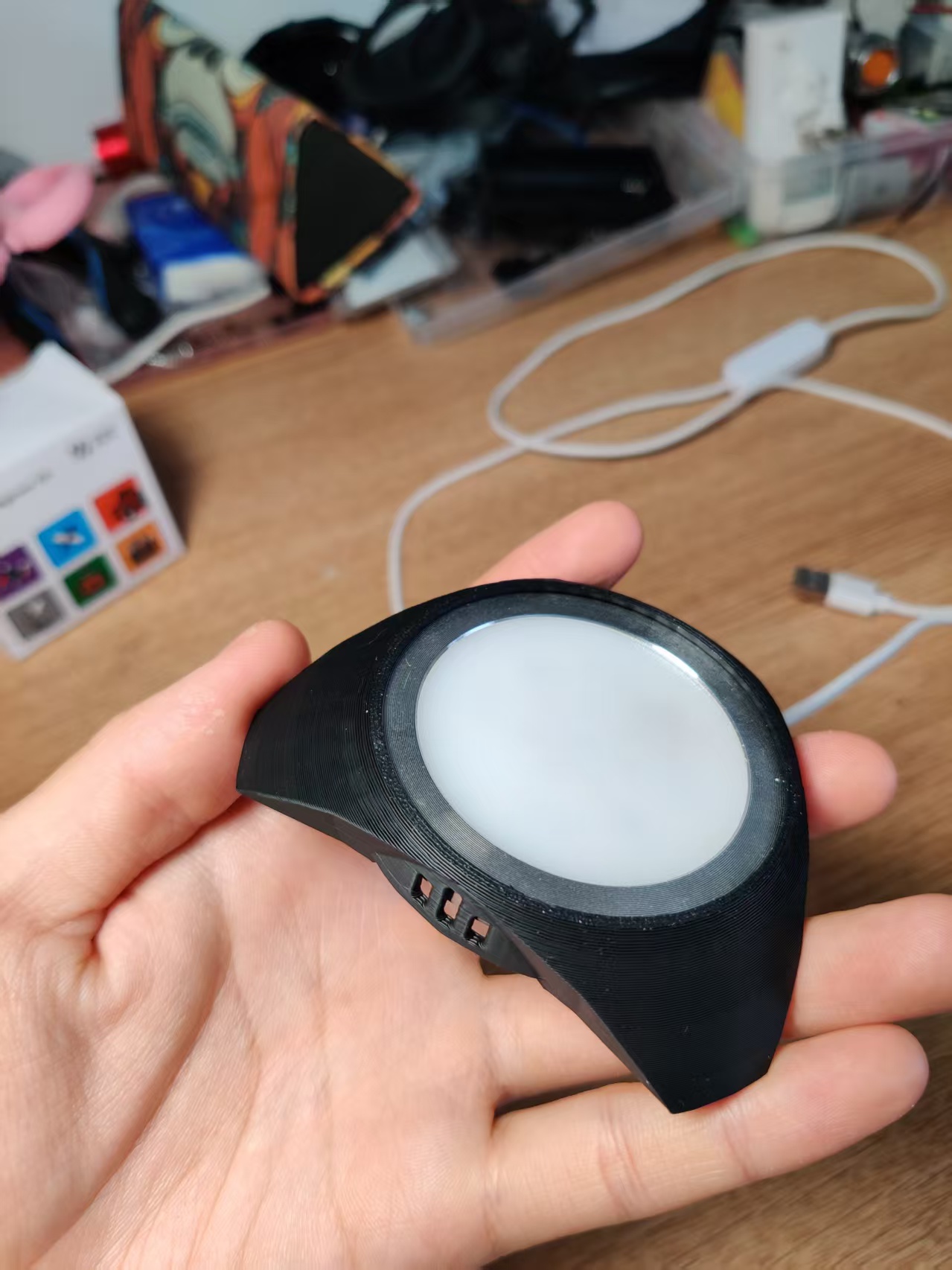 Miniatura 2 do modelo 3D 现代简约磁吸吸顶灯（适配001灯具改造）无支撑