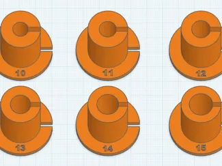 Clamping bushings 10 - 15 mm