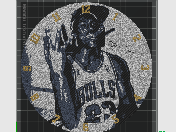 Michael Jordan Clock
