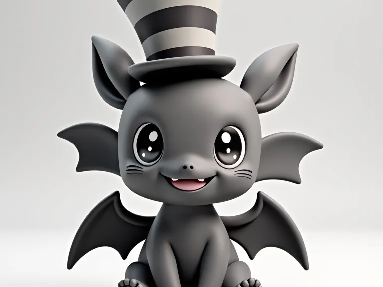 Chat chauve-souris de Jack Skellington