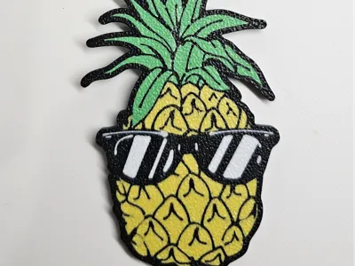 Cool Pineapple KeyRing