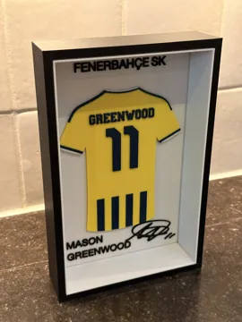 Marco decorativo: Mason Greenwood - Fenerbahçe - Jersey Frame — vista de referencia 3