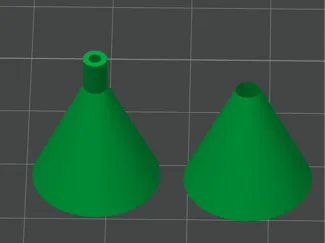 Blowgun cones