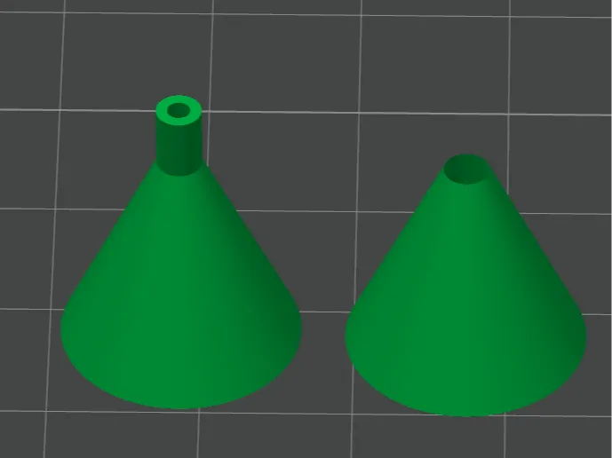 Blowgun cones