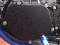 YZ250 coperchio carter generatore bombato logo Horsepiaffer