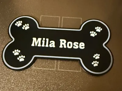 Dog bone sign