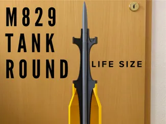M829a3 Tank shell - Life size