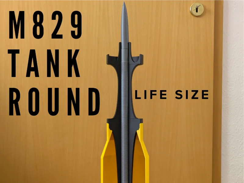 M829a3 Tank shell - Life size