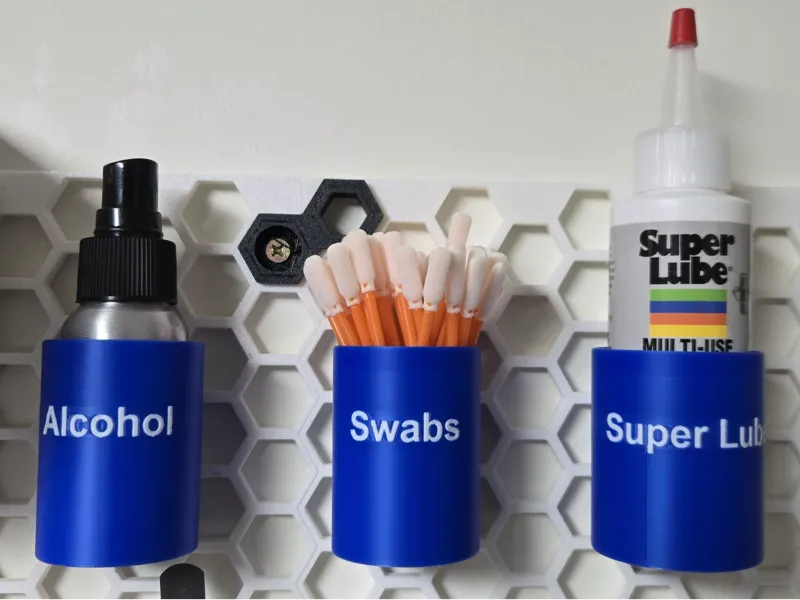 HSW 4oz Superlube, swab, and spray Bottle holders