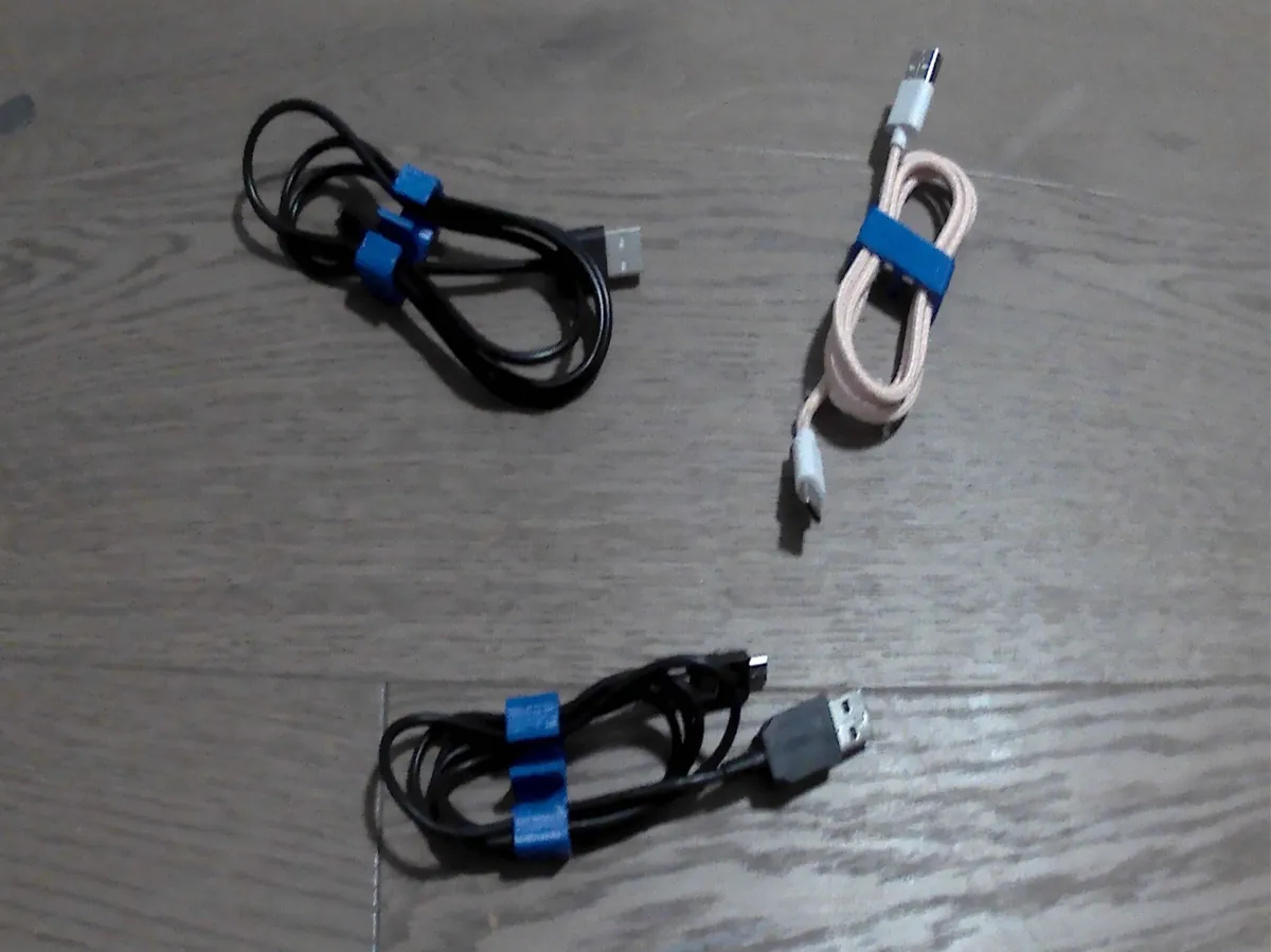 Clips organisateurs de câbles, lot de 3