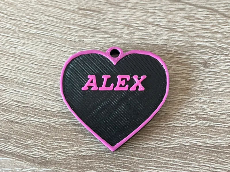 Keytag/Keychain with custom name