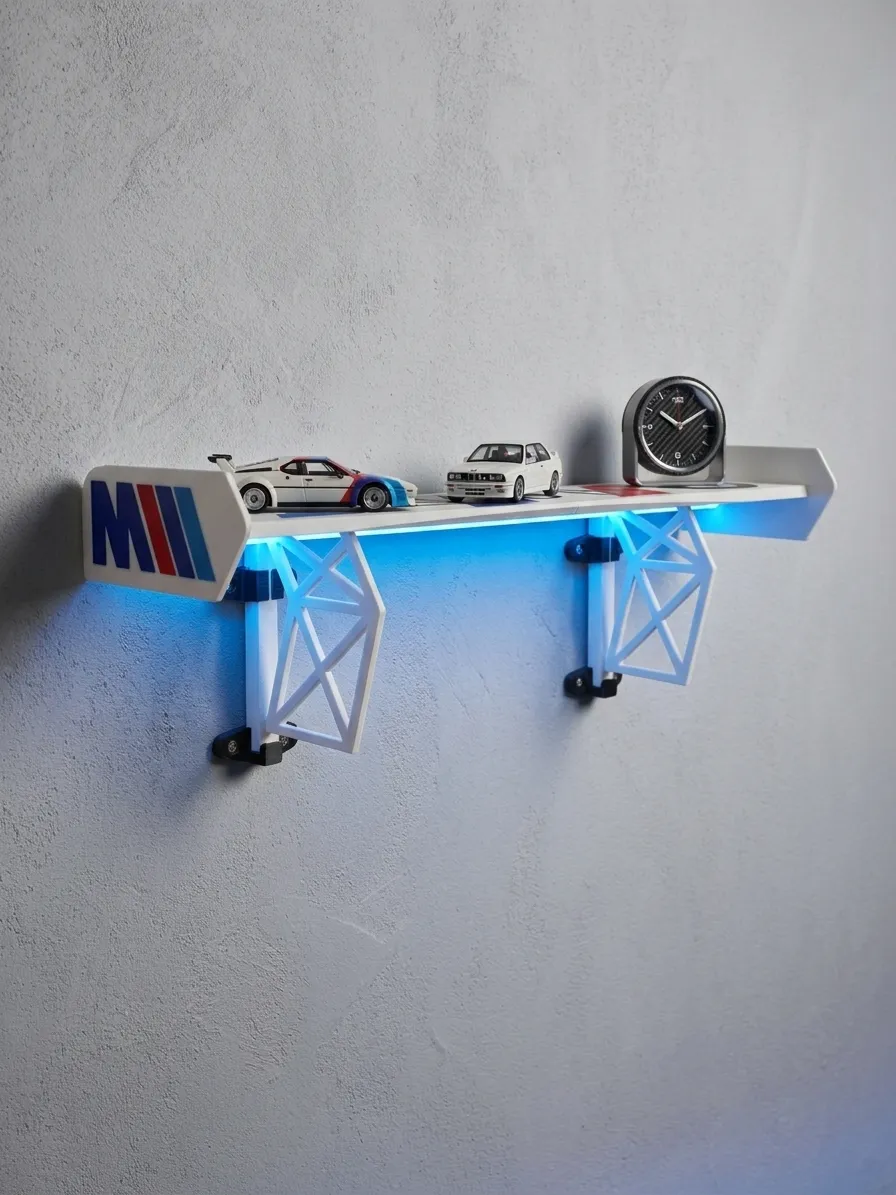 BMW Wall Shelf - Free 3D Print Model - MakerWorld