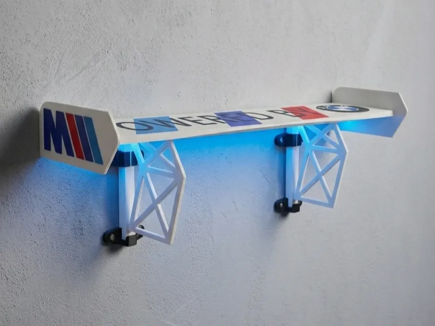 BMW Wall Shelf - Free 3D Print Model - MakerWorld